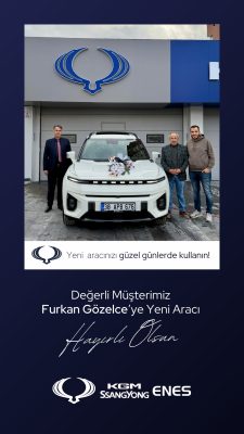 KGM Enes Oto'dan KGM (Ssangyong) Marka Torres beyaz Model Araç alan Müşteriler