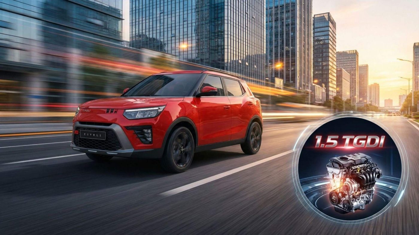 KGM (Ssangyong) Marka 1.5 TGDI motora sahip Tivoli Model Araç